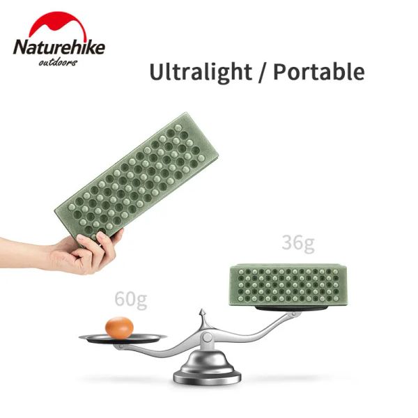 Naturehike XPE Egg Nest Klappkissen 36g Ultraleichte Outdoor-Wärmeisolierung Campingmatte 1 Person Tragbare Picknick-Sitzunterlage