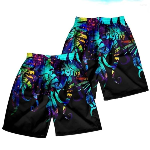 Pantaloncini da uomo Pantaloni cargo Octopus stile hawaiano Unisex Streetwear Abbigliamento tecnico casual Basket Palestra Fitness Sport a casa Abbigliamento da uomo