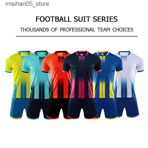 Trikots Herren-Fußballtrikot für Erwachsene und Kinder, personalisierte Uniform, Sport-Set, Damen, fünf Personen, Jungen, Training, Leichtathletik, Feld, Kinder, Q240319