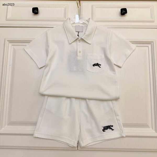 Classics Kids Clothes Baby Tracksuits gesticktes Logo Jungen T-Shirt Set Größe 110-160 cm Sommerdesigner Polo-Shirt und Shorts 24mar