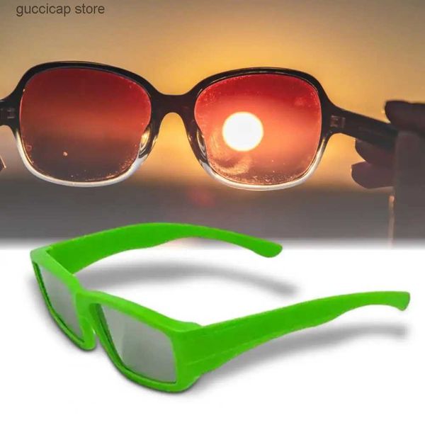 Sonnenbrille Solar Event Viewing Shades 5 Stück Sonnenfinsternis-Sichtbrille Leichter Sicherheitsblock für schädliches UV-Licht Neutrale Transparenz Y240318