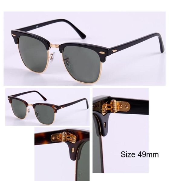 Marca de qualidade superior estilo clássico designer clube óculos de sol mestre mulheres homens retro g15 49mm 51mm lente óculos de sol gafas4856201