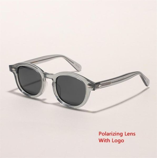 Модные солнцезащитные очки Johnny Depp, мужские поляризационные солнцезащитные очки Lemtosh, женские брендовые винтажные солнцезащитные очки в ацетатной оправе, водитель ночного видения 2205184280725