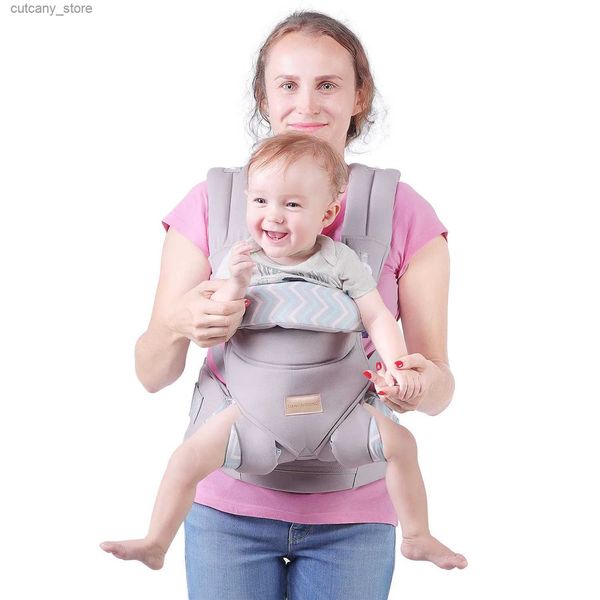 Träger, Tragetücher, Rucksäcke, Babytrage, 5-in-1-Tragetuch im Rucksack-Stil mit allen Positionen, zum Halten von Babys, Kleinkindern und Kindern von 3 bis 15 kg, zertifizierte ergonomische L240318