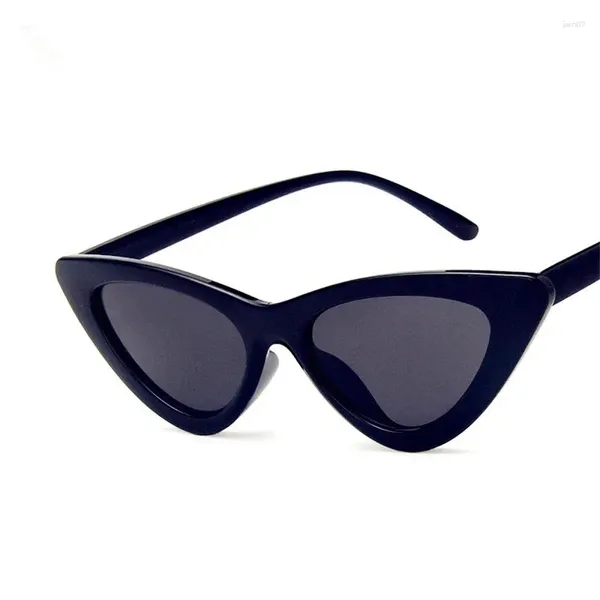 Occhiali da sole Moda Cat Eye per donna Marca Donna Vintage Retro Triangolare Cateye Occhiali Oculos Feminino Sexy