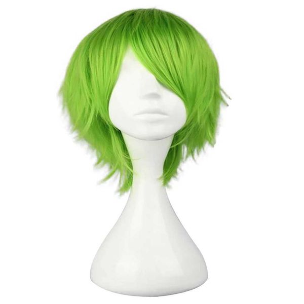 Parrucche sintetiche HAIRJOY Capelli sintetici Loveless KAIDOU KIO Parrucca cosplay verde chiaro 240328 240327