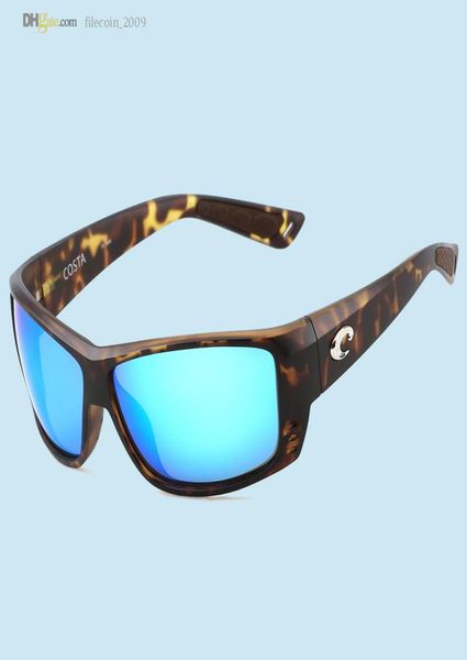Óculos de sol polarizador UV400 óculos de sol de grife Cat Cay óculos de pesca lentes de PC Color Coated Silicone Frame Store / 218448632140460