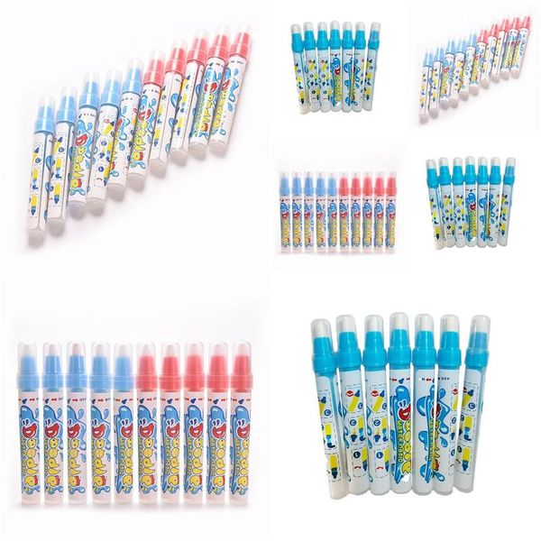 Canetas de pintura Atacado Aqua Doodle Aquadoodle Magic Ding Pen Water Substituição Mat Drop Delivery Office School Business Industrial Wr Dhnt8