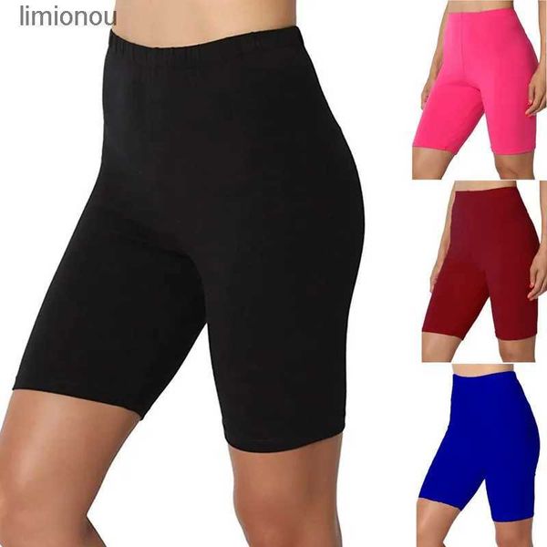 Pantaloncini da donna Pantaloncini da ciclista per esercizi all'aria aperta da donna Pantaloncini da ciclismo estivi Pantaloncini sportivi corti corti di base elasticizzati Pantaloncini morbidi da indossare Pantaloni da donnaC243128