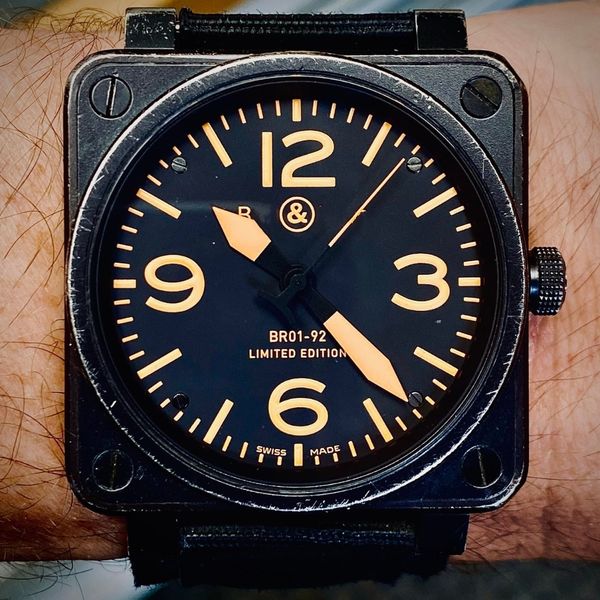 Автоматические механические Relojes Montre Luxe Оригинальные мужские часы Bell Ross Commando Черные дизайнерские часы из нержавеющей стали Высококачественные роскошные мужские часы Dhgate Новинка