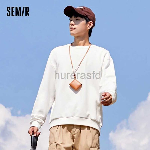 Männer Hoodies Sweatshirts SEMIR Sweatshirt Kleidung Casual Einfache Einfarbig Mode Ins Koreanische Version Jungen Neue Tops Hoodies 24318