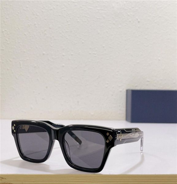 Neue Modedesign-Sonnenbrille DIAMOND S2I mit quadratischem Plattenrahmen voller individuellem Stil, beliebtes einfaches UV400-Schutzglas für den Außenbereich7243488