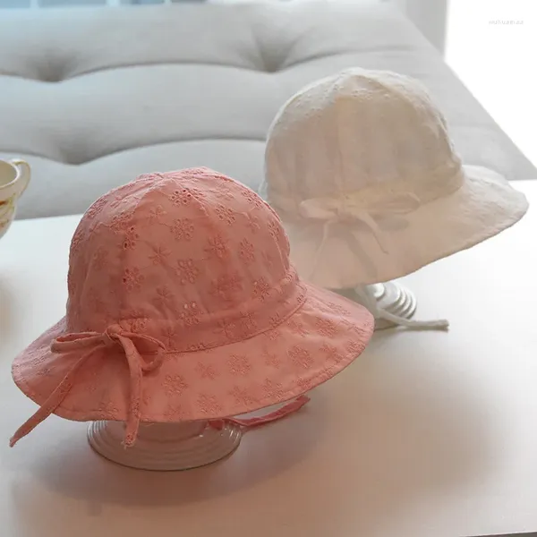 Летние солнцезащитные шапки для младенцев и маленьких детей для маленьких девочек Gorras, детские шапки-сомбреро, шляпа-ведро для пляжной рыбалки