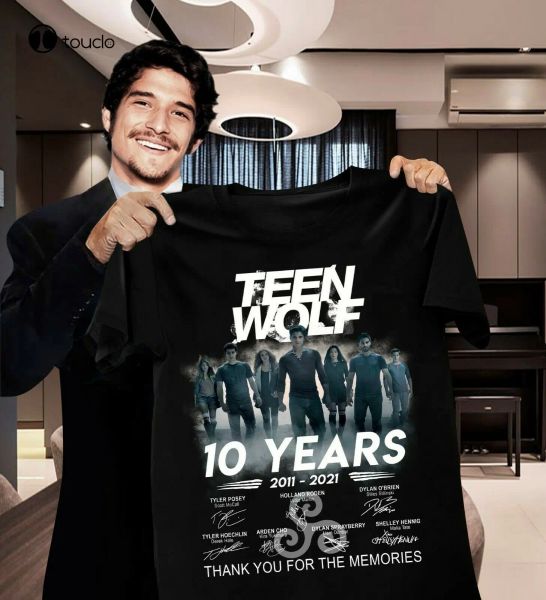 T-shirt Novità Teen Wolf 10 Anni Grazie Per I Ricordi Maglietta In Cotone Unisex