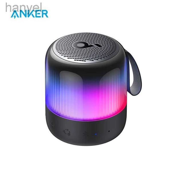 Altoparlanti portatili Soundcore Glow Mini altoparlante portatile Altoparlante Bluetooth con spettacolo di luci sonore a 360 gradi Batteria da 12 ore Equalizzatore e luce personalizzabili 24318