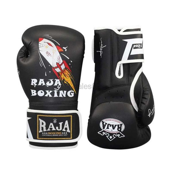 Equipaggiamento protettivo 10 / 12oz Nuovi guanti da boxe Pro per donna Uomo Sanda MMA Punzonatura Allenamento Sacchi di sabbia Muay Thai Combat Fight Adulti Guanti Kickboxing yq240318