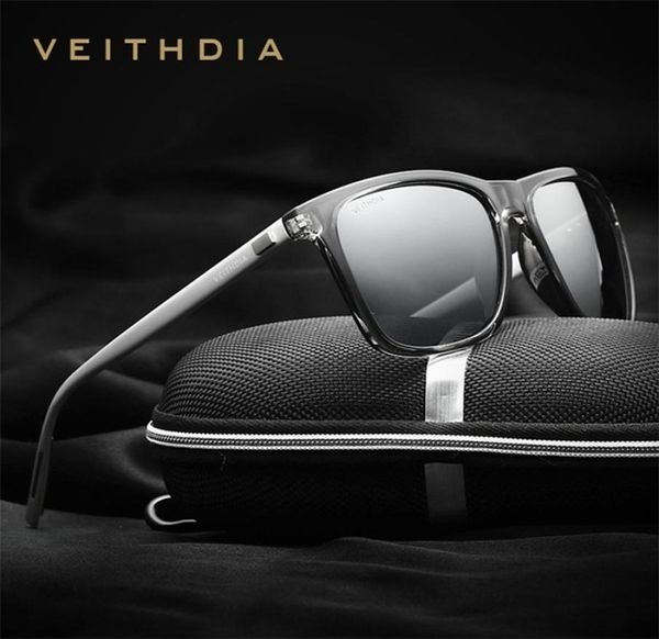 Veithdia marka güneş gözlükleri unisex retro alüminyum polarize polarize vintage gözlük gözlükleri menwomen 6108 220227416036