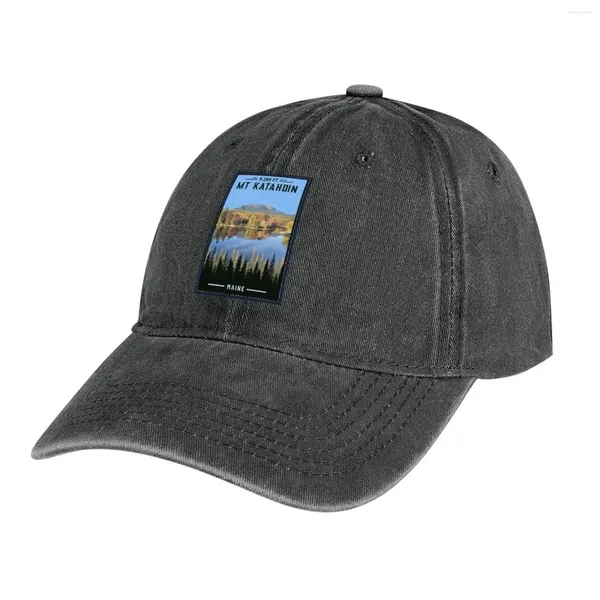 Berretti Mount Katahdin nel Maine Cappello da cowboy Cosplay Berretto militare Uomo Anime Divertente Ragazzo da donna