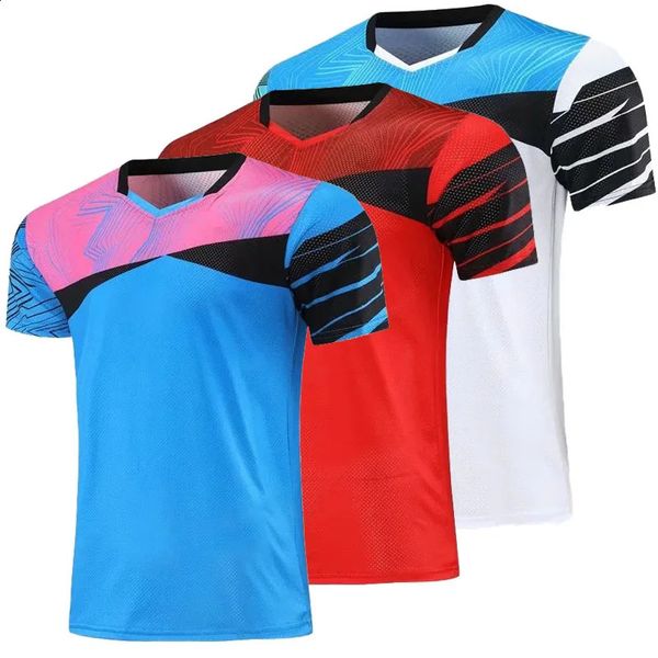 Camisas de tênis de alta qualidade camiseta tênis mulheres homens badminton camiseta shorts setgirls crianças camisetas roupas de ping pong 240306