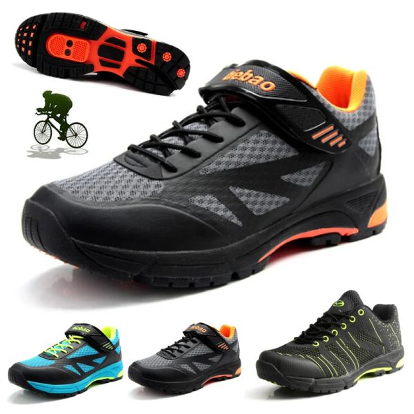 Boots Tiebao Men Cycling Sneakers Women Sapatilha Cclismo MTB SPD Racing Mountain Bike Footwear