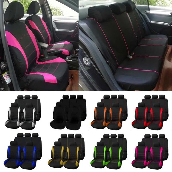 Capas de assento de carro para mini um cooper paceman clubman countryman capa de tecido almofada frontal respirável protetor tapete interior