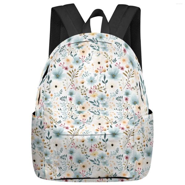 Zaino Flower Plant Donna Uomo Zaini Scuola multitasche impermeabile per studenti Ragazzi Ragazze Laptop Book Pack Mochilas