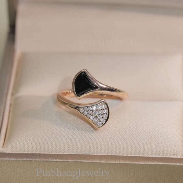 Дизайнерское кольцо серии Diva, женское двухстороннее кольцо с агатом из стерлингового серебра, позолоченное, T0P, качественный модный подарок для подруги 046