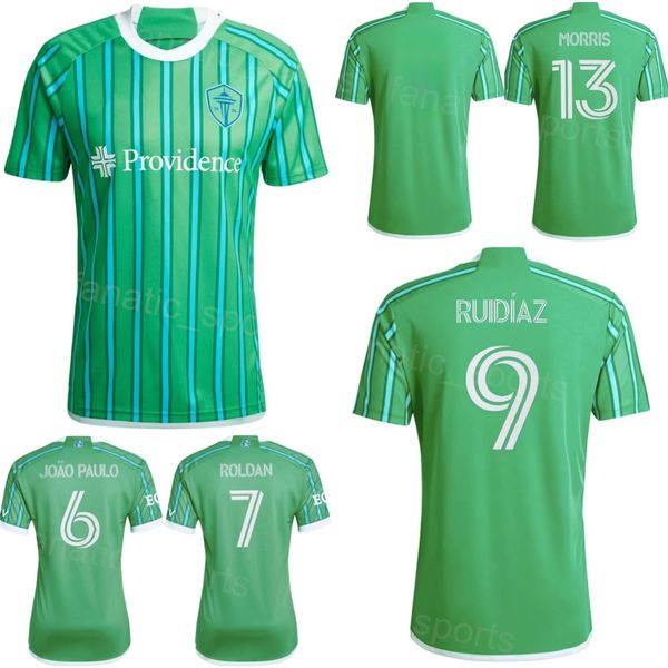 Maglia da calcio Seattle Sounders 23 Maglia Leo Chu 24/25 FC 10 Pedro de la Vega 11 Albert Rusnak 18 Obed Vargas 25 Jackson Ragen 8 Joshua Atencio Raul Ruidiaz Maglia da calcio