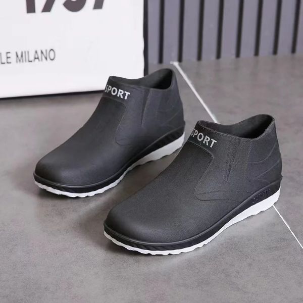 Stivali scarpe da chef per uomini resistenti cucina cucina impermeabile scarpe da lavoro non slip work scarpe di sicurezza oleo -oleo ristorante per hotel più dimensioni