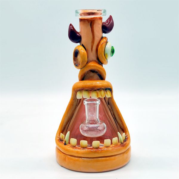 2024 Heady Bong in vetro 20CM 8 pollici 3D Monster Varietà Tipo Narghilè Tubo dell'acqua Bong Bong in vetro Ciotola da 14 mm Magazzino locale