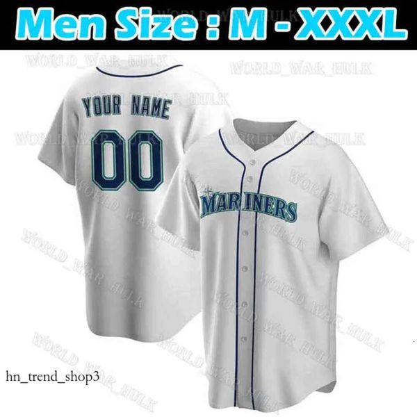 Jersey 44 Julio Rodriguez Beisebol Seattles 36 Logan Gilbert Suzuki Ichiro 3 JP Crawford Cal Raleigh Ty França Mariners Luis Castillo Jarred 127