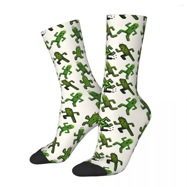 Erkek Çoraplar Retro Cactuar Evolution Final Fantasy Oyunu UNISEX HARAJUKU DİKİŞİM BASKILI BASKI HUMPLE CREW SOCK HEDİYE