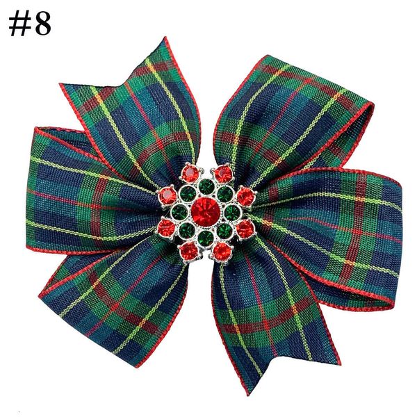 Горячая продажа ткани Bow New Product Plaid Clip Pure Handmade Детские аксессуары для волос