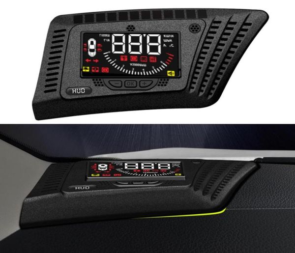 HUD Auto Car Head Up Display Pára-brisa Projetor de vidro Alarme de segurança Excesso de velocidade RPM Tensão para Nissan Qashqai J11 201620205216512874468