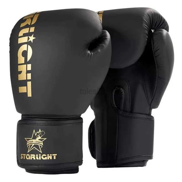 Equipaggiamento protettivo 6/8/10/12 / 14oz Guanto da boxe professionale PU di alta qualità traspirante Muay Thai MMA Guanto da allenamento Sanda Boxing Training Gear yq240318