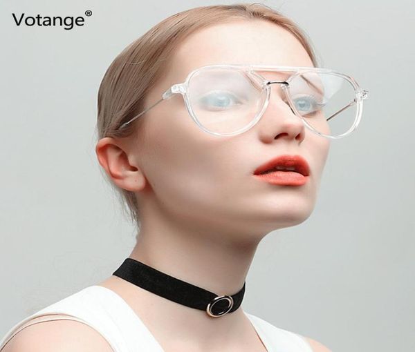 Occhiali da sole vintage retrò trasparenti occhiali semplici montatura femminile occhiali oversize lenti trasparenti donna uomo occhiali computer eyewear1181650