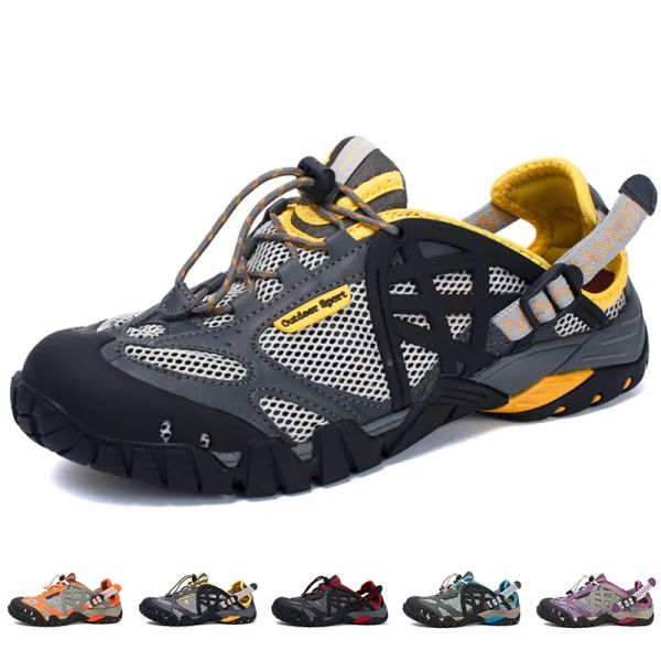 Stivali 2023 Scarpe esterne per esterni uomini scarpe da trekking impermeabili senza slip sneaker scarpe da arrampicata di alta qualità unisex