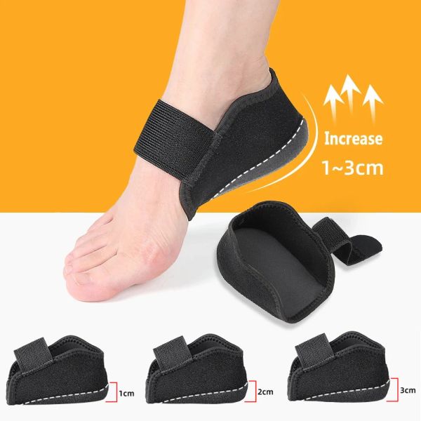 Palmilhas de aumento de altura invisível para homens sapatos de vestido inserções calcanhar spur palmilhas de silicone para sapatos femininos fascite plantar meias