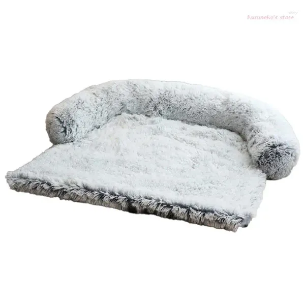 Cuccia Neko Cuccia per cani Caldo morbido lungo peluche Cuscino per animali domestici Divano per l'inverno Coperta Snooze Dormire Cani di taglia piccola, media e grande Durevole