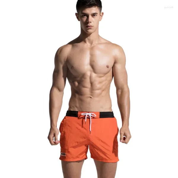 Shorts masculinos JD23 Laranja Branco Azul Sexy Homens Praia Nadar Briefs Biquínis Verão Surf Sports Swimwear Natação Maiôs