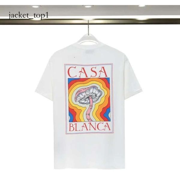 Yeni Woens Designer T Shirts Luxe Tshirt Erkekler Kazablanka Lüks Tees En iyi büyük boy tee Kazabaş Gömlek Casa Blanca Giyim Moda Yaz 6306