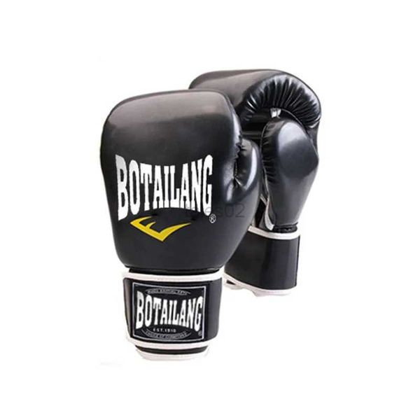 Equipaggiamento protettivo Guantoni da boxe Pelle PU Muay Thai Sacco da boxe MMA Kickboxing Guanti da allenamento Sparring Fight 6 8 10 12 OZ Per Uomo Donna yq240318