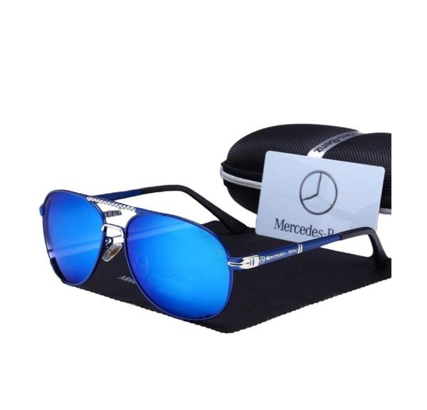 Модные классические новые поляризованные солнцезащитные очки Mercedes, мужские солнцезащитные очки для вождения2697231
