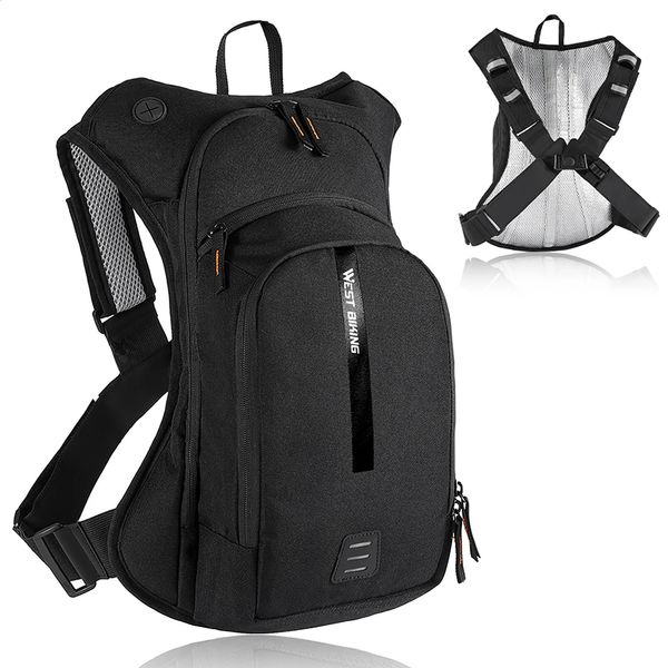 West Bisiklet 10l Bisiklet Bisiklet Backpack Dış Hidrasyon Paketi Bisiklet Sürme Çalışan Jogging Equipment 240312