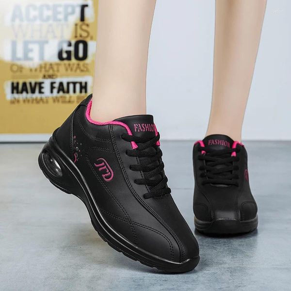 Scarpe casual Sneaker Donna Corsa Cuscino d'aria Tennis leggero Altezza crescente Calzature da passeggio Zapatos De Tenis