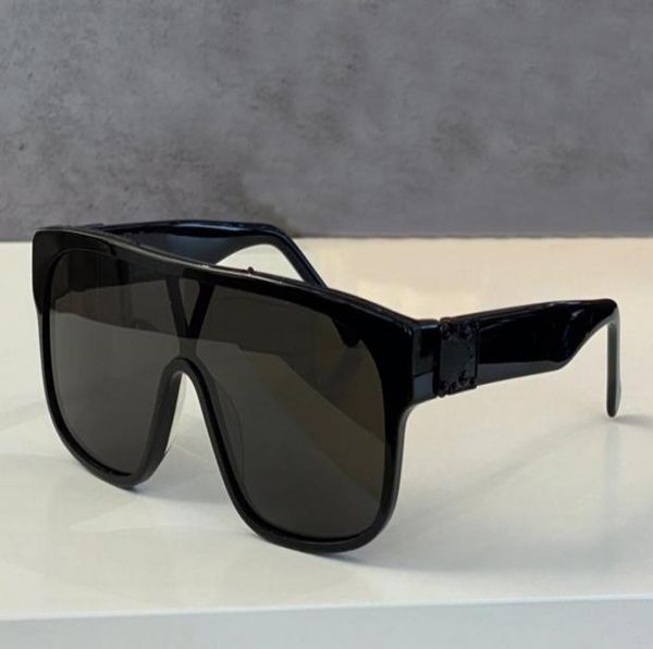Máscara milionária óculos de sol preto frameLens 1258 Cool Men Pilot Sun Glasses Sonnenbrille Proteção UV Eye Wear Gafas de sol with3470413