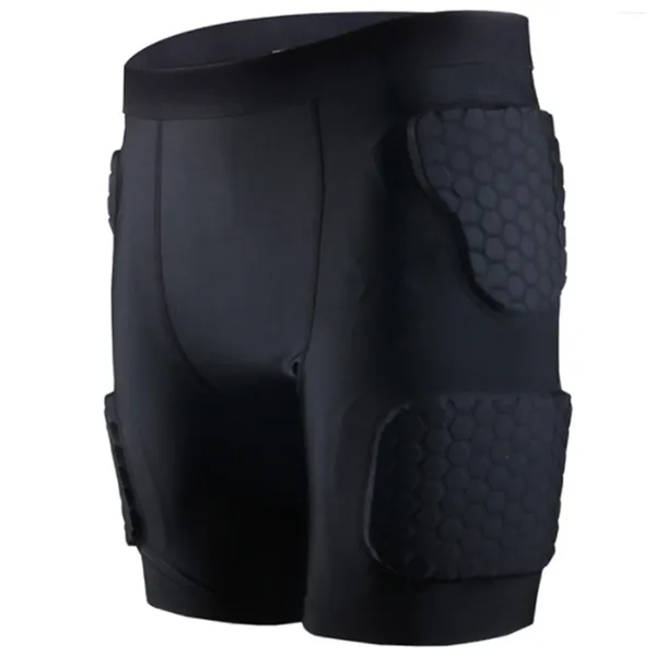 Joelheiras masculinas calças anti-colisão de futebol basquete esportes equipamentos de proteção rugby wear taekwondo shorts de esqui xxl