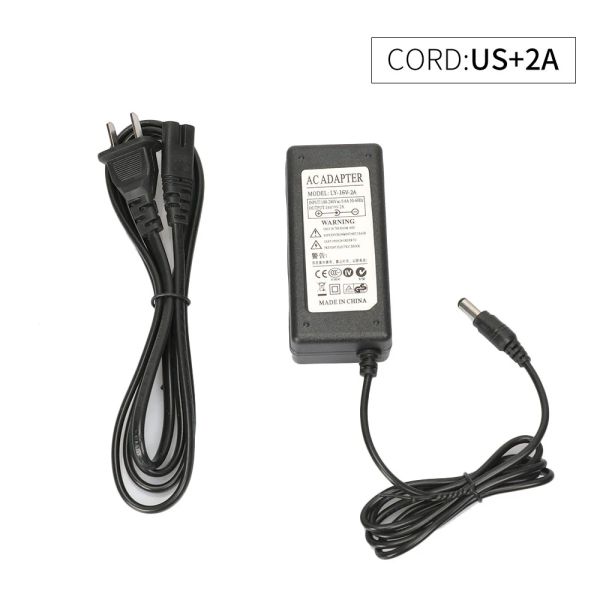 Машина татуировки машины питания Adapter Plug Eu/US для постоянного макияжа 16 В/2A 16V/3.4A Tattoo Pen Aurora Тату