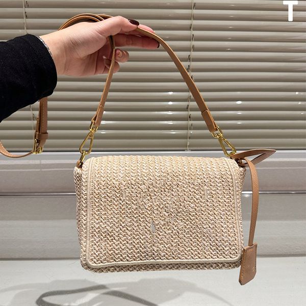 Câmera Crochet Bag Verão Tecido Designer Bolsas Ombro Sling Bucket Bag The Tote Telfer Higiene Mulher Bolsas Moeda Bolsa Passaporte Titulares