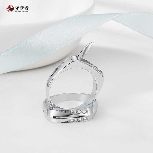 Dream watcher diamante conjunto novo masculino e feminino auto defesa anel faca auto proteção expressa titânio aço jóias anel lâmina